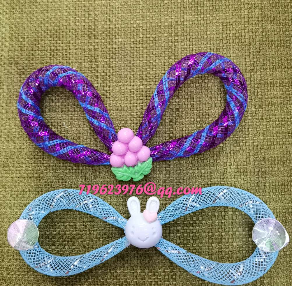 Elastic pipe accessories manufacturers selling arts and crafts flower 🌸 elastic yarn network Item Picture