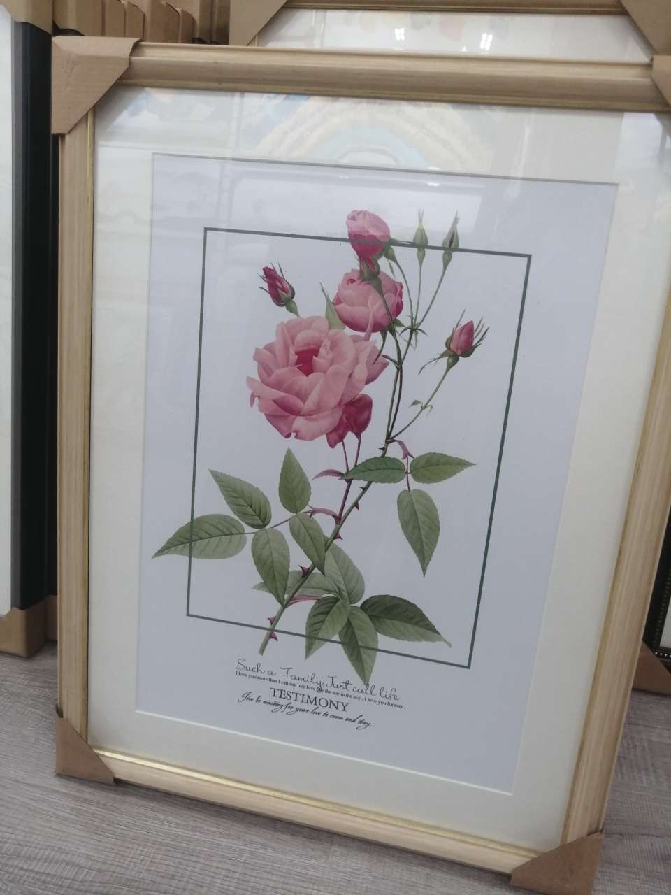 Rose card paper decorative painting thumbnail