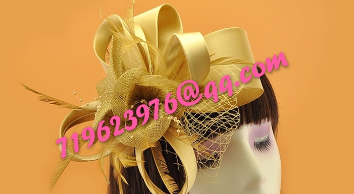 Hat flowers 🌸 elastic yarn network accessories manufacturers selling arts and crafts details Picture