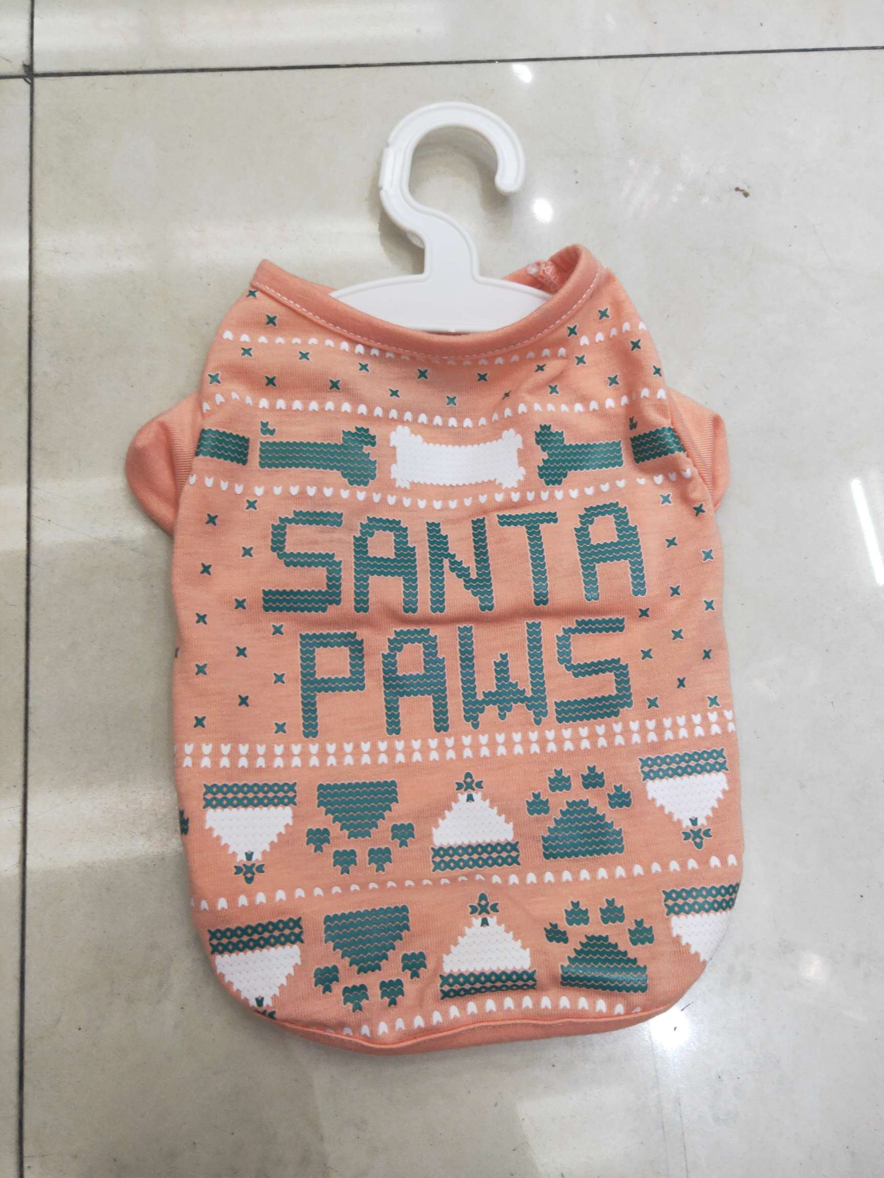 Pet Clothes With Printing Specification drawing