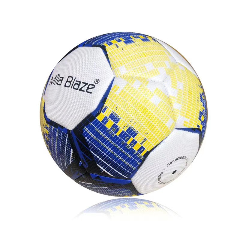 5号pu兰色底花球