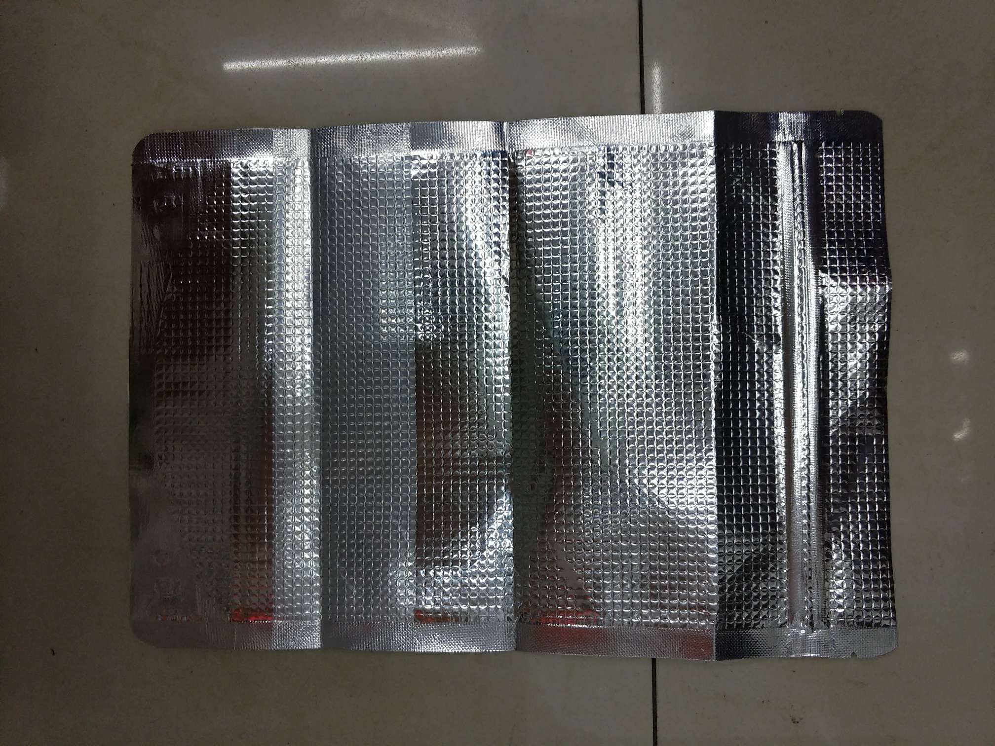 银色压纹包装袋18×26