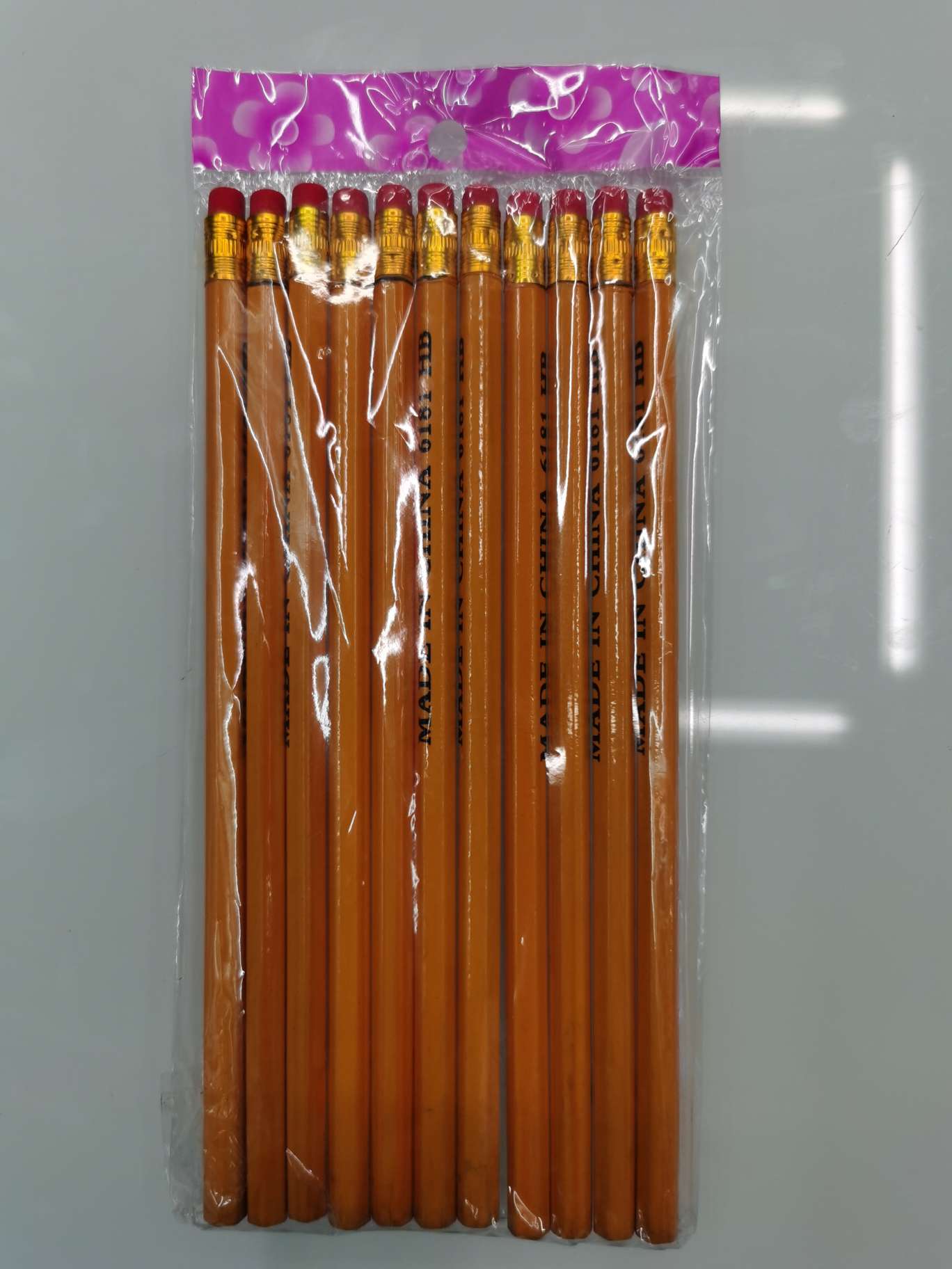 Yellow HB pencil details Picture