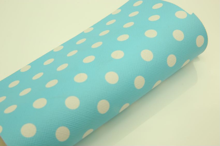 Factory direct sales, low-price wholesale of popular leather polka dot printed pvc Application Scenario