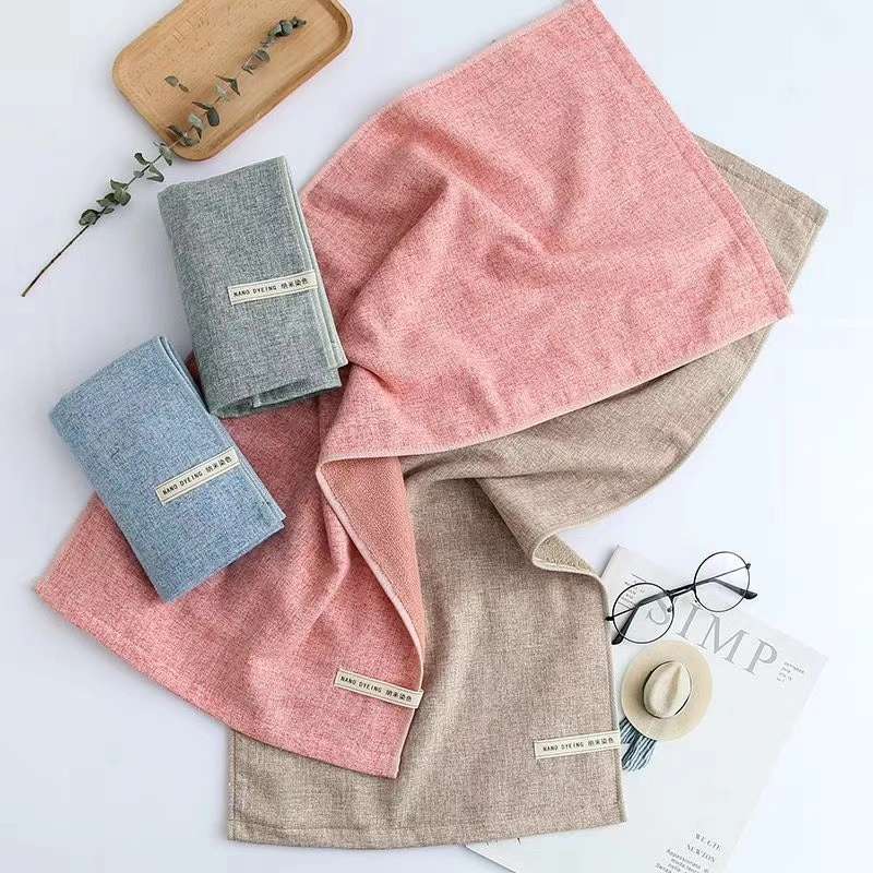 Tuoou Textile Factory Direct Plant Dyed Cotton Gauze Gift Towel Japanese Plain Towel 8888 undefined