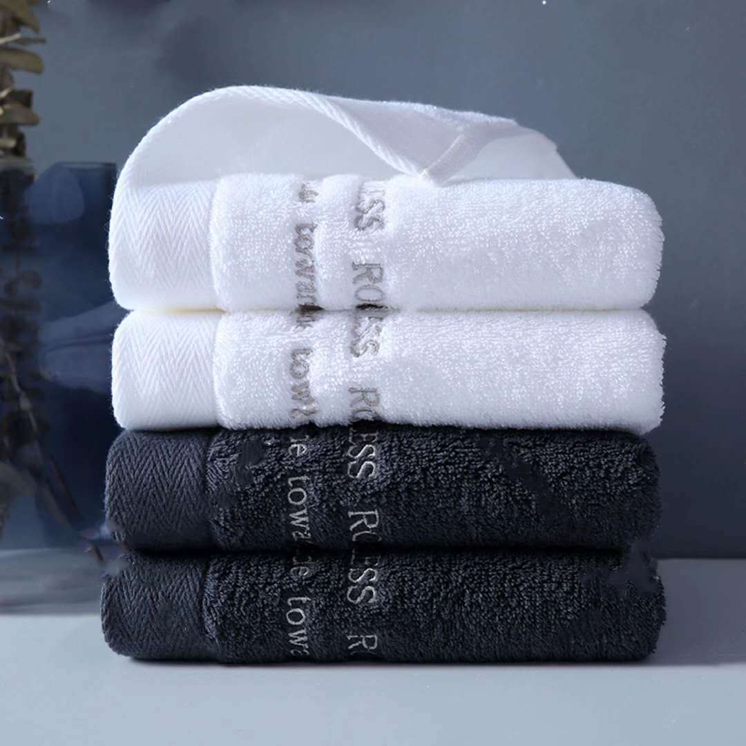 Tuoou Textile Factory Direct Sales Boutique Long Staple Cotton Towel High-Grade Gift Herringbone Embroidered Towel 8509 details Picture