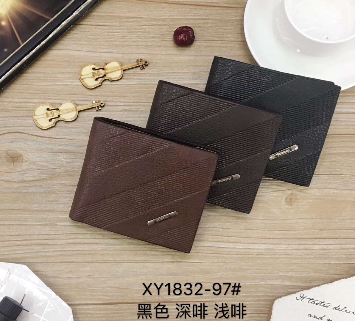 新款时尚男士票夹  钱夹图
