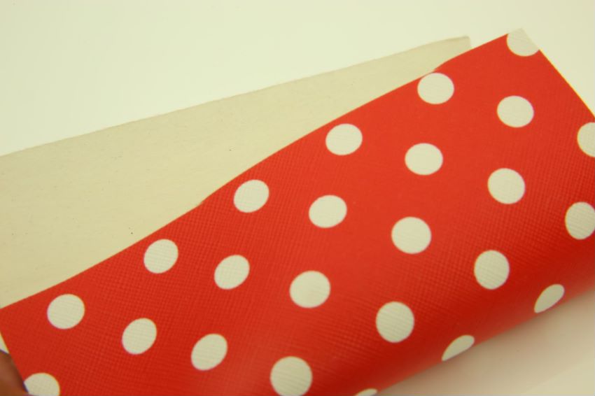 Factory direct sales, low-price wholesale of popular leather polka dot printed pvc details Picture
