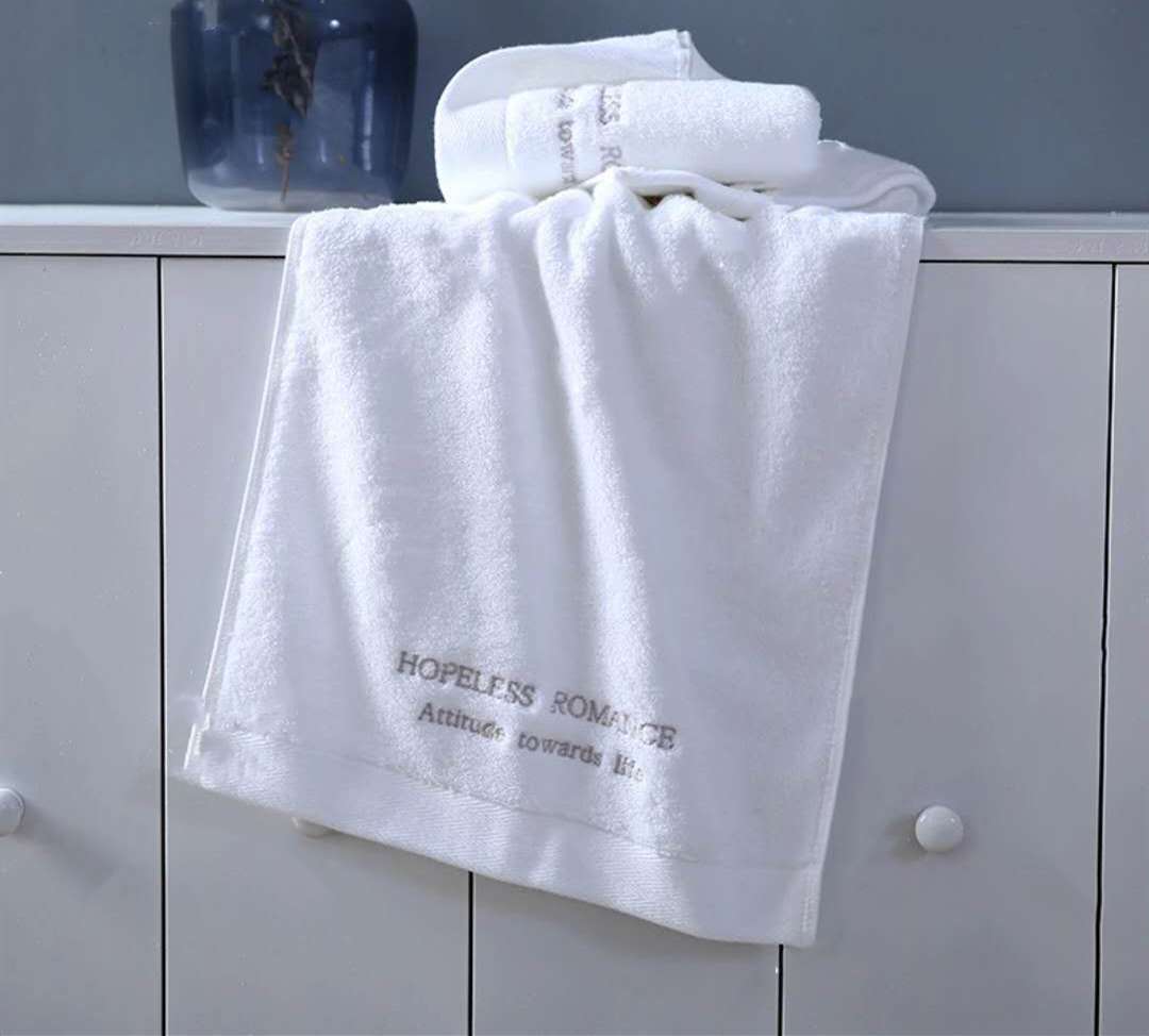 Tuoou Textile Factory Direct Sales Boutique Long Staple Cotton Towel High-Grade Gift Herringbone Embroidered Towel 8509 undefined