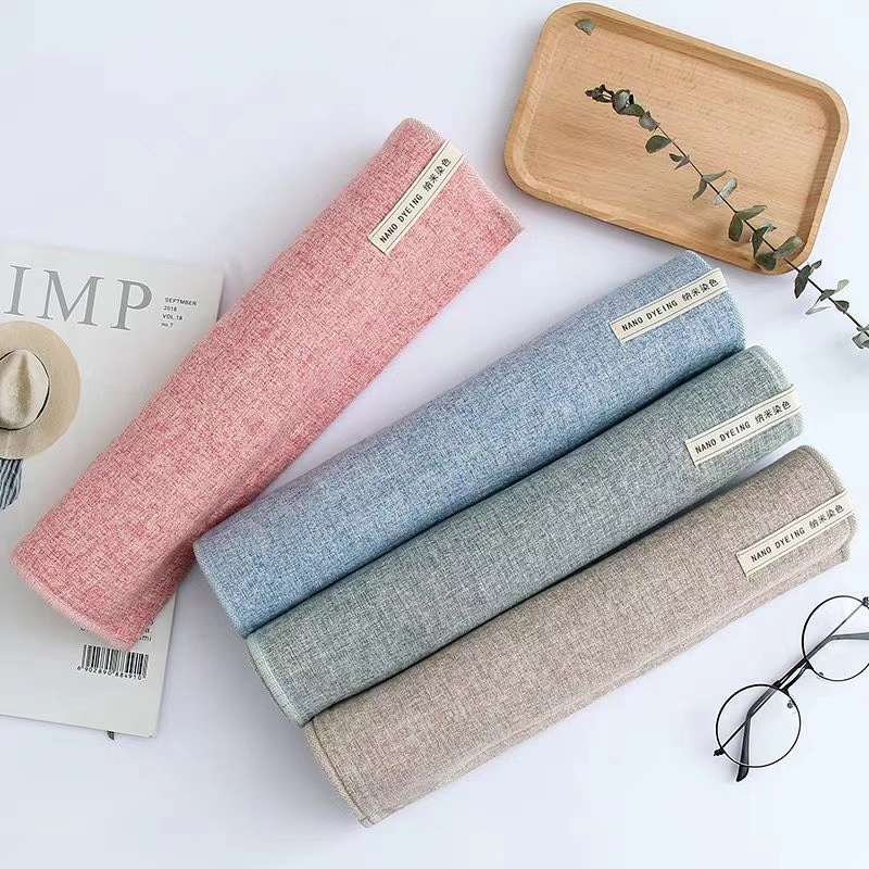 Tuoou Textile Factory Direct Plant Dyed Cotton Gauze Gift Towel Japanese Plain Towel 8888