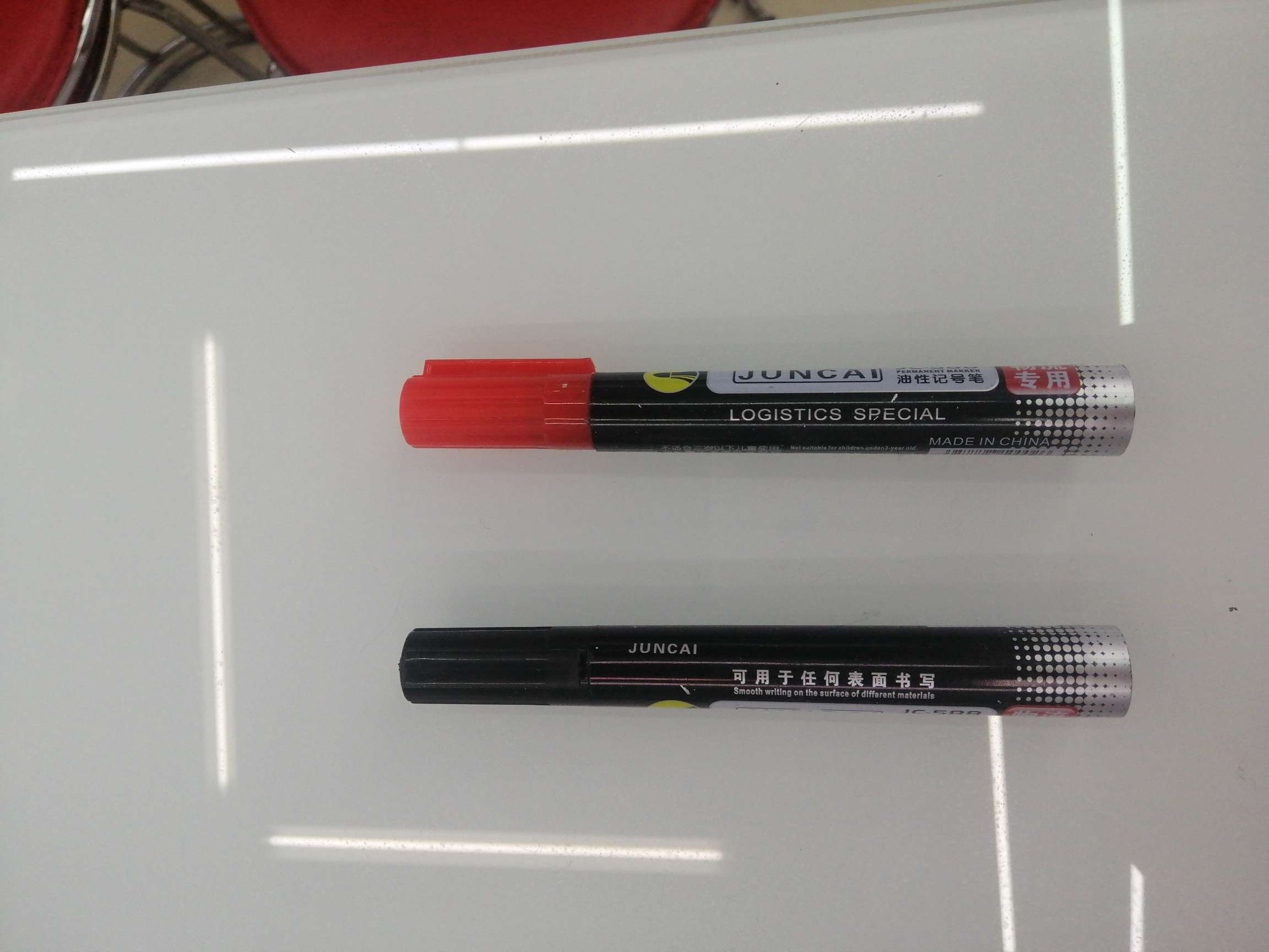 Yiwu Hanjia Stationery Writing Tools Juncai 588 Marker Pens 12 pieces, packaged in three colors details Picture