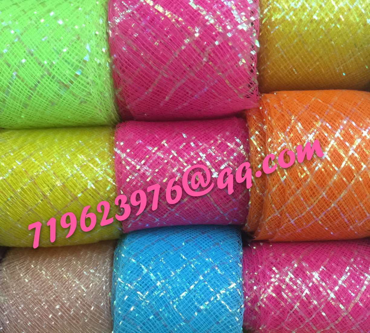 Colorful arts and crafts accessories accessories fishbone fishing nets stretch nets full figure