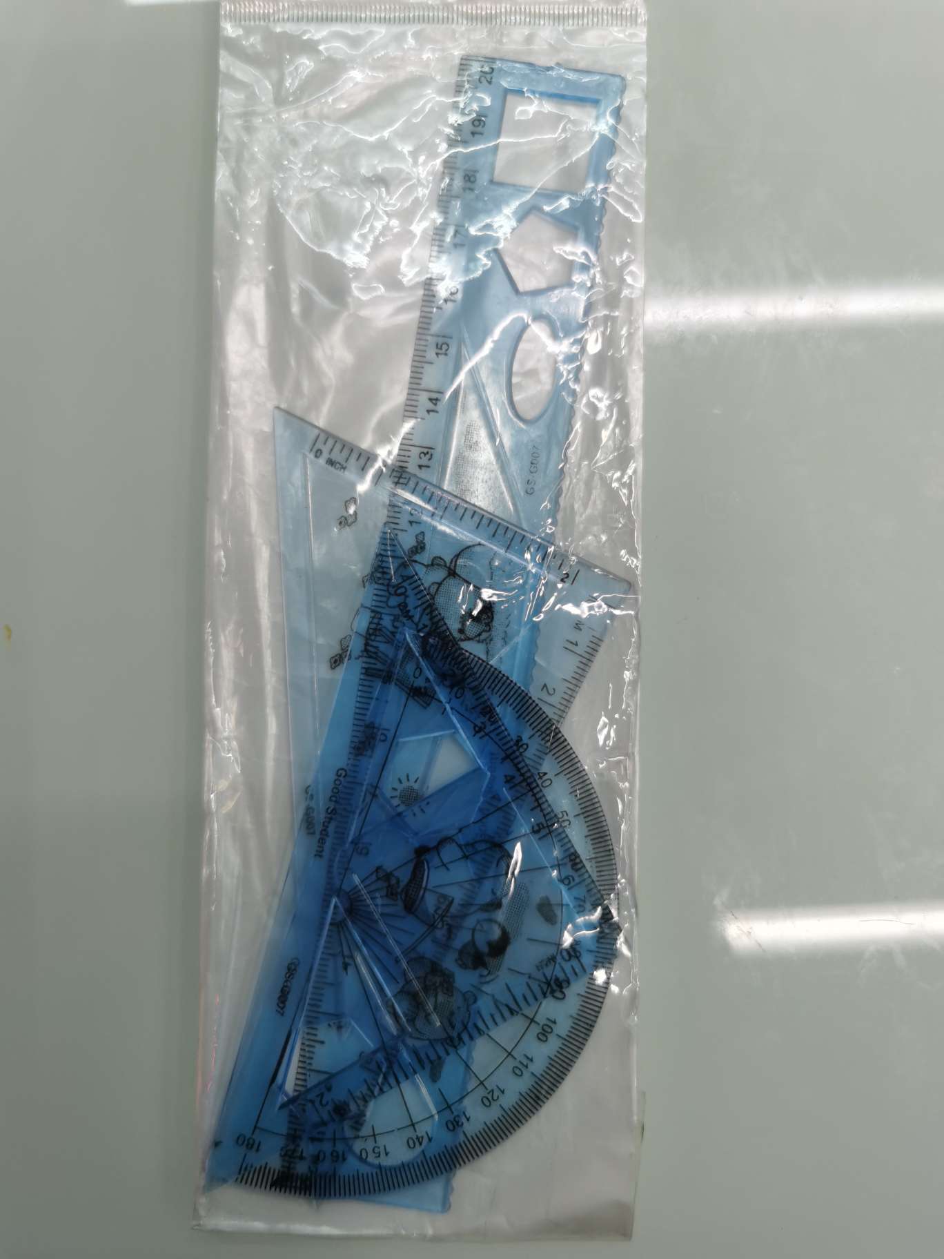 15cm mixed-color sleeve ruler