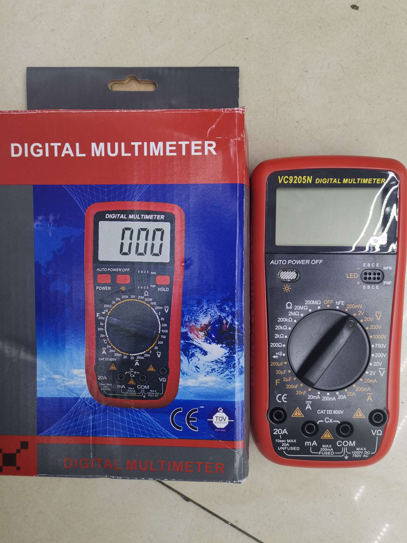 yaki/万用表防烧/万用表/Aneng/电流电压表细节图