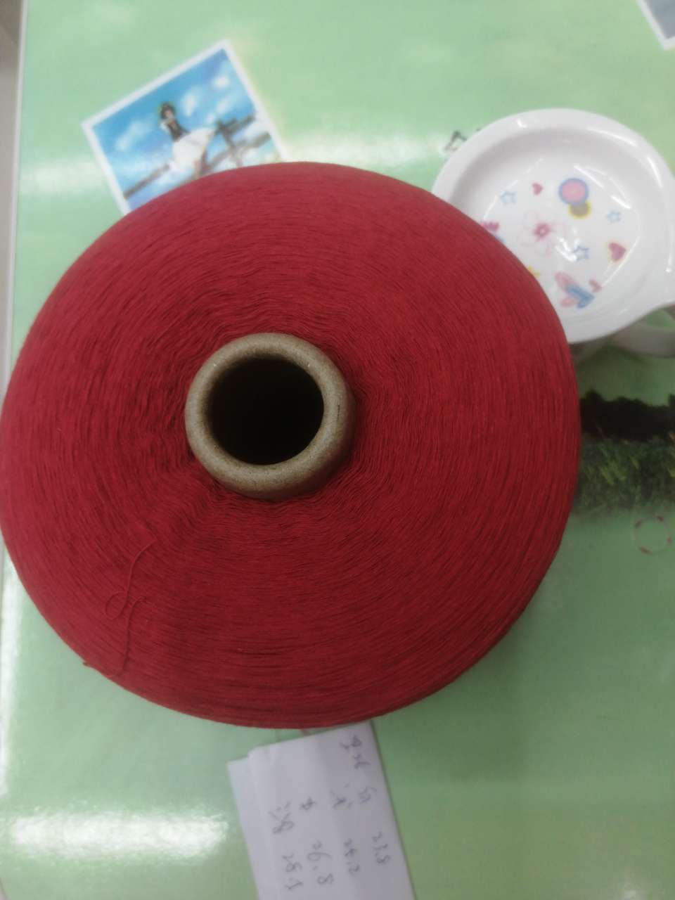 [Three Mountain Color Yarn] 32-count semi-combed D23 details Picture