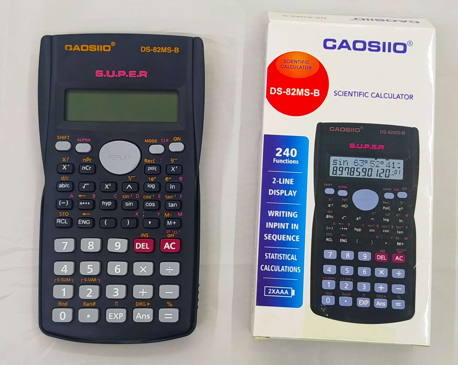 GAOSIIO ds-82ms-b science function calculator special for students physical chemistry contest accounting exam multi-purpose calculator