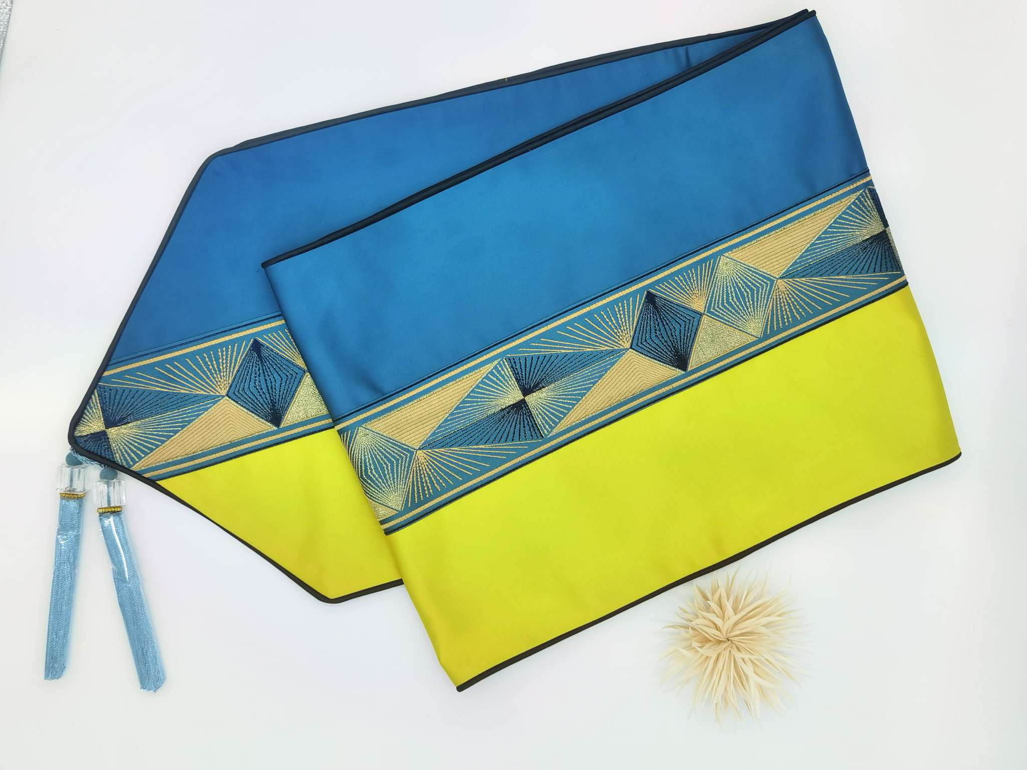 新轻奢桌旗现代时尚客厅餐桌茶几床头柜电视柜餐边柜盖布细节图