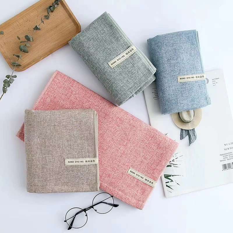 Tuoou Textile Factory Direct Plant Dyed Cotton Gauze Gift Towel Japanese Plain Towel 8888 Item Picture