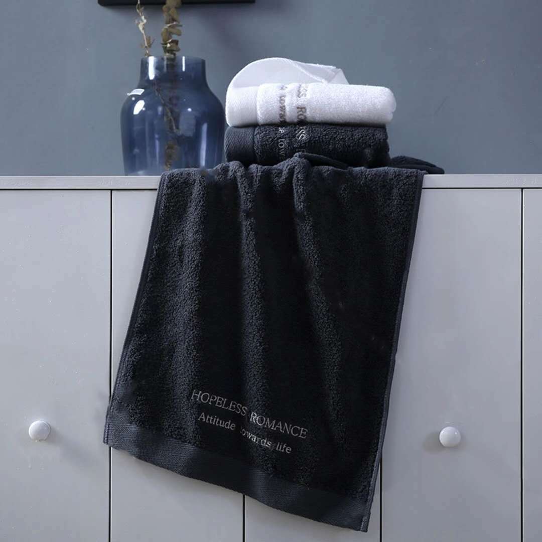 Tuoou Textile Factory Direct Sales Boutique Long Staple Cotton Towel High-Grade Gift Herringbone Embroidered Towel 8509 Application Scenario