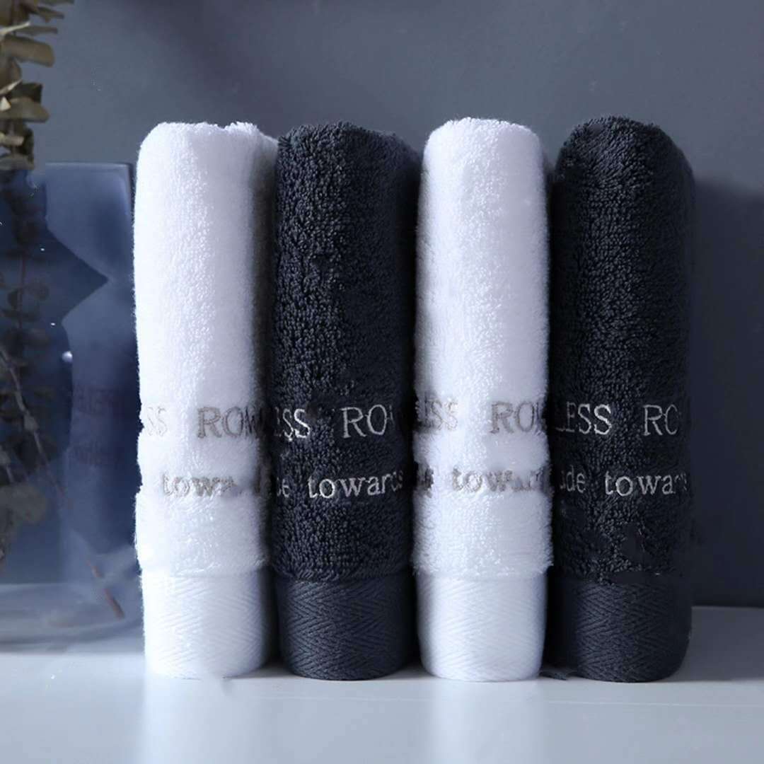 Tuoou Textile Factory Direct Sales Boutique Long Staple Cotton Towel High-Grade Gift Herringbone Embroidered Towel 8509 Specification drawing