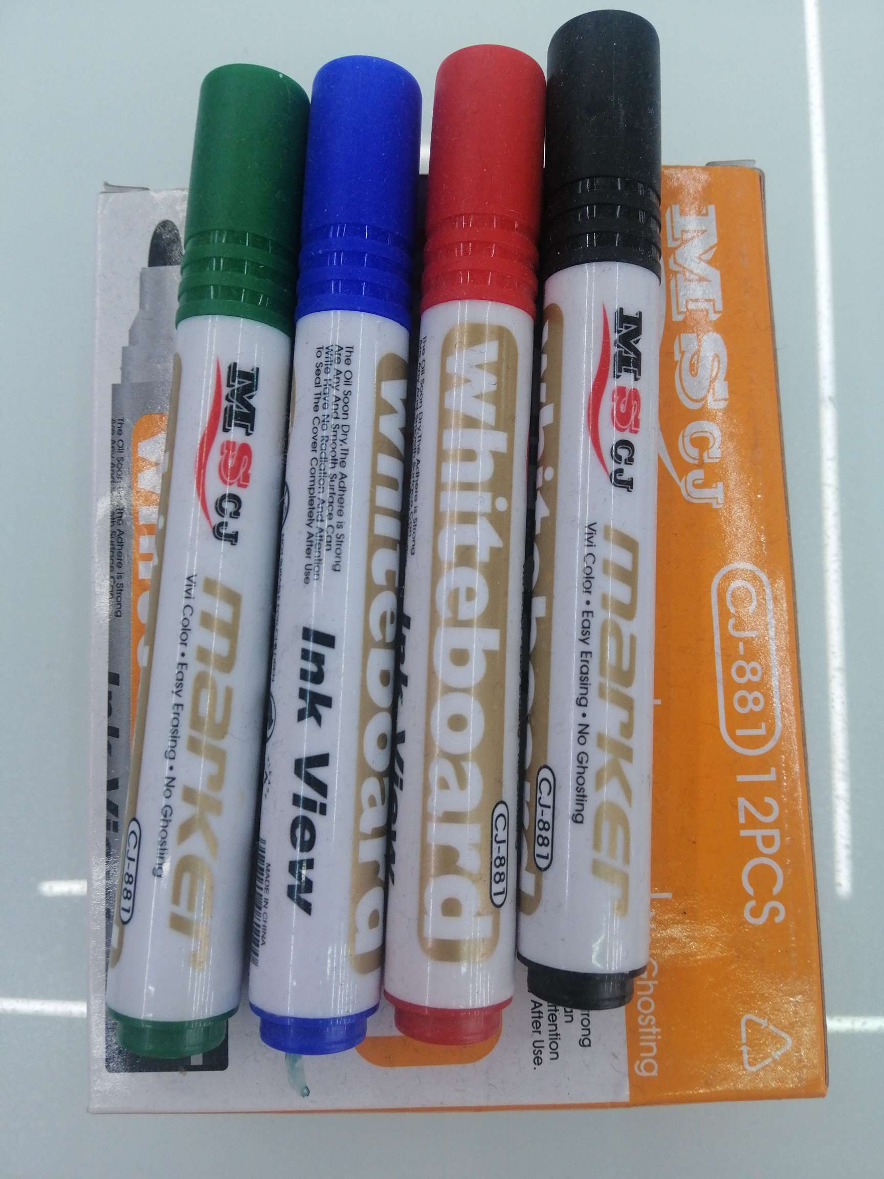 Yiwu Hanjia Stationery Chenjia Marker Pens 12 pieces. Packaging colors: black, blue, red and green thumbnail