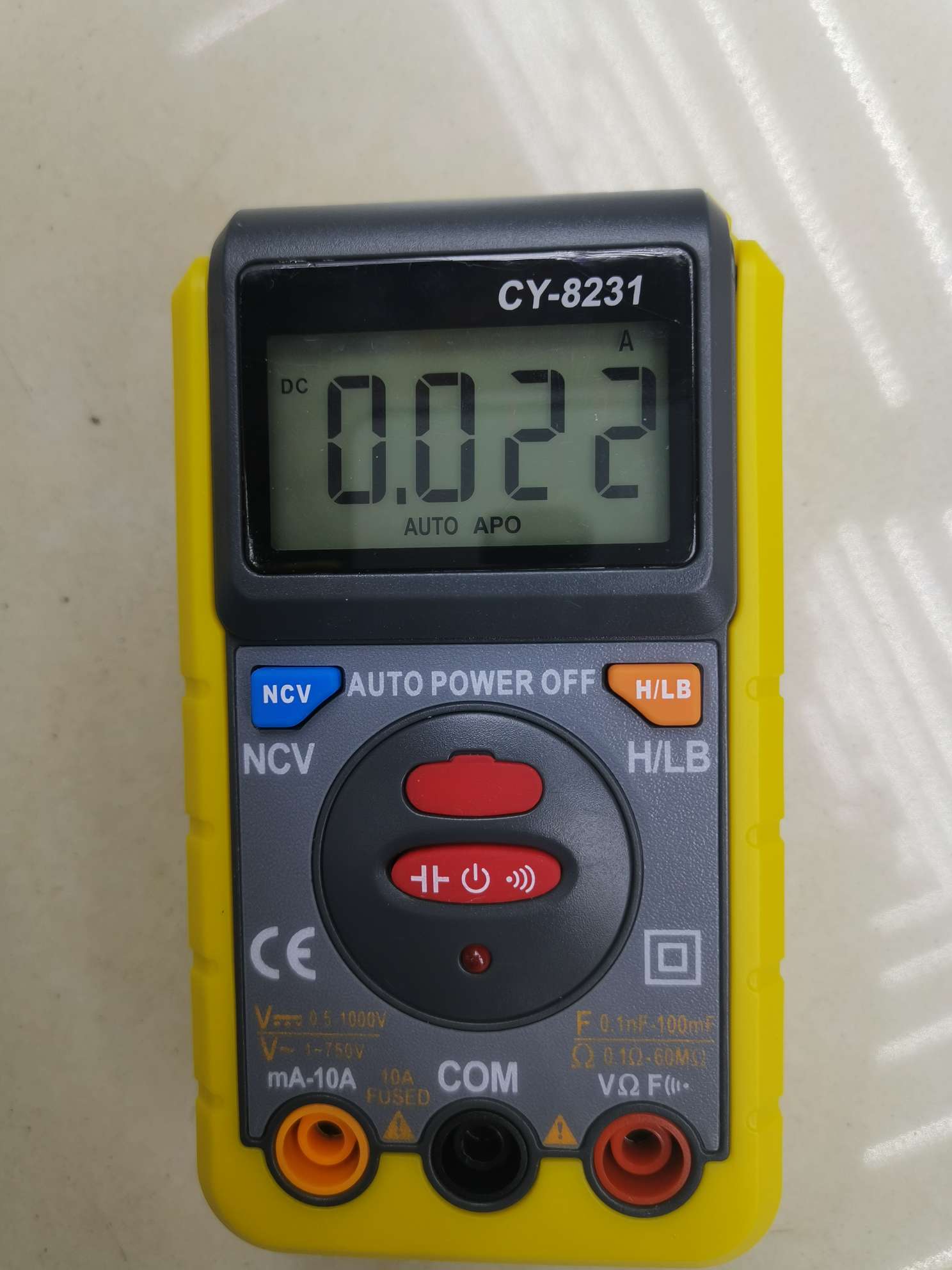 傻瓜万用表CY8231 DIGITAL MULTIMETER 电测量仪器仪表 多用表 万能表 MULTIMETER