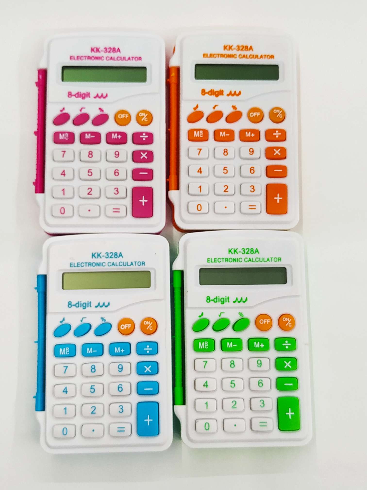 Kk-328a Color Electronic Calculator Mini Ultra small portable Student Office finance Ultra thin Calculator