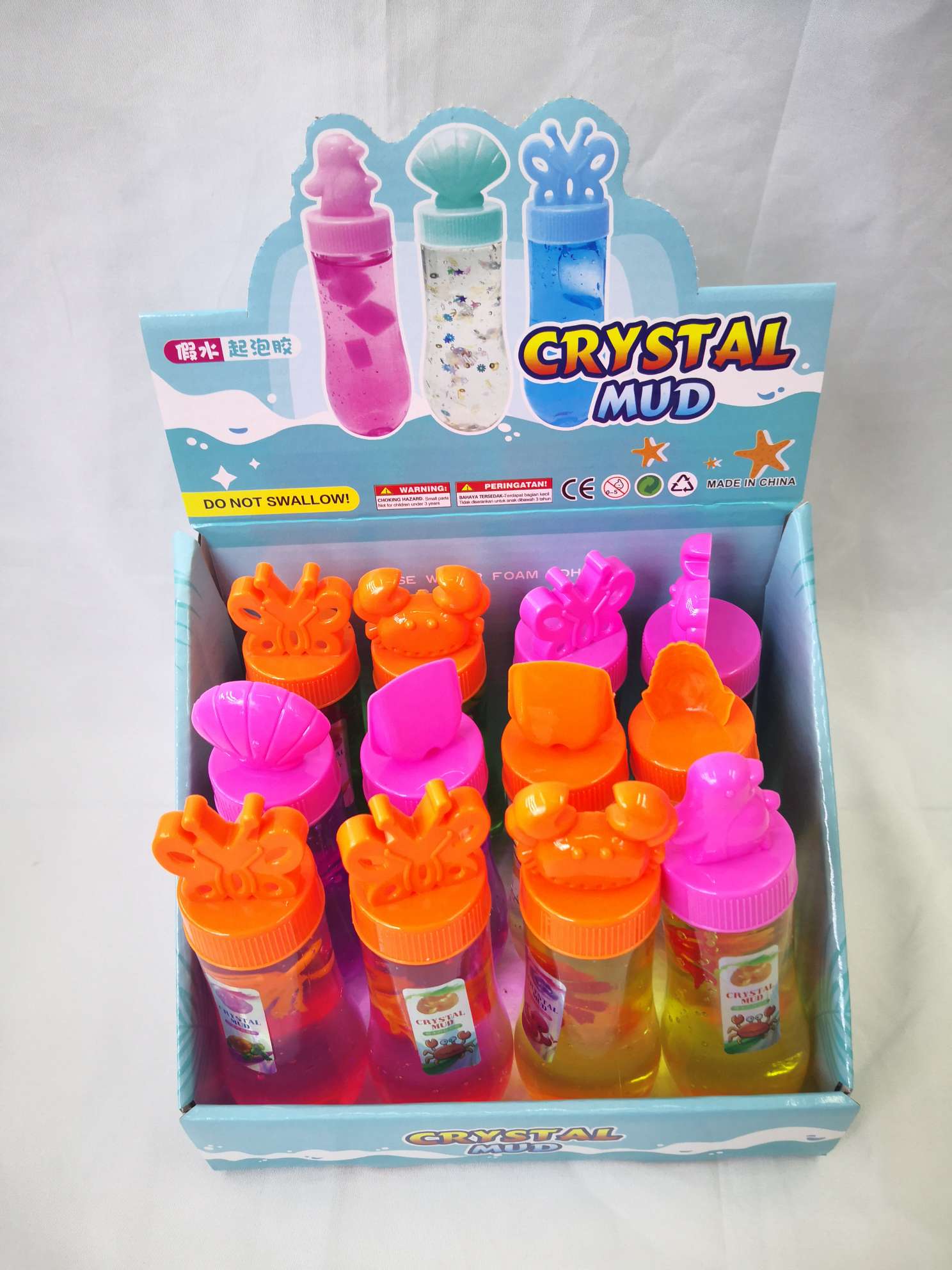 Sea animal bottle crystal