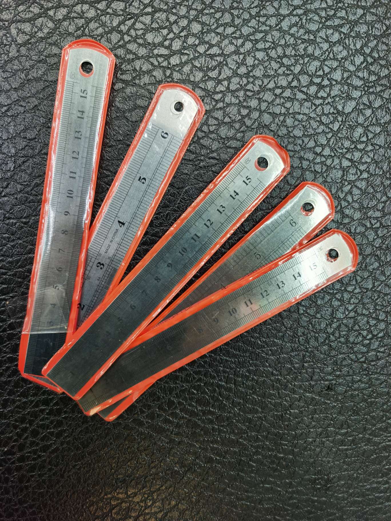 No. 15-1 cm steel ruler Specification image