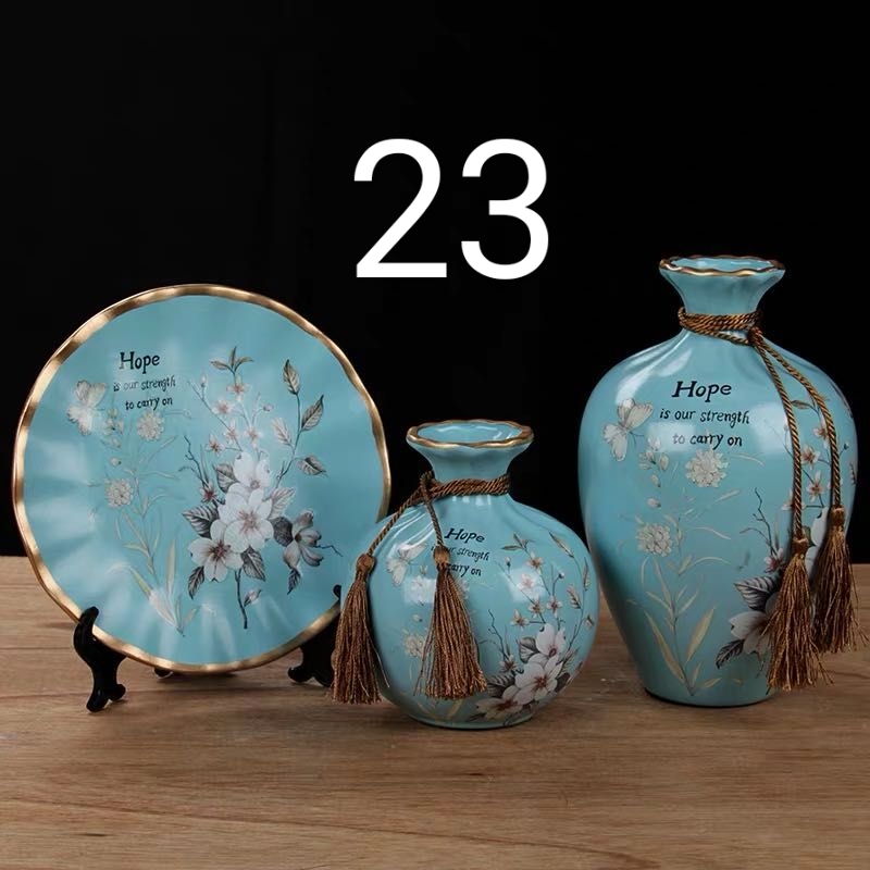 Three-piece ceramic printed set undefined