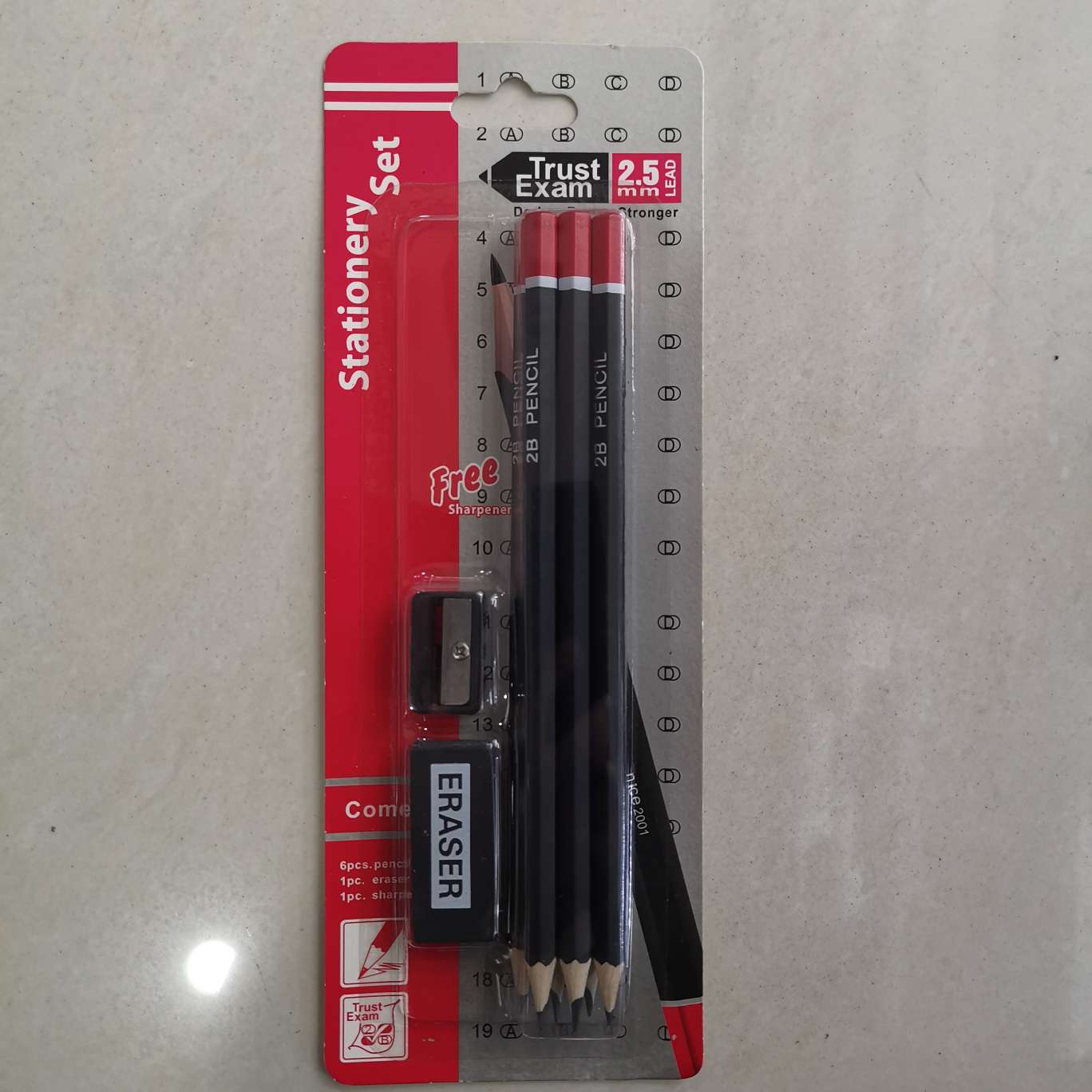 Pencil suction Cavendish set