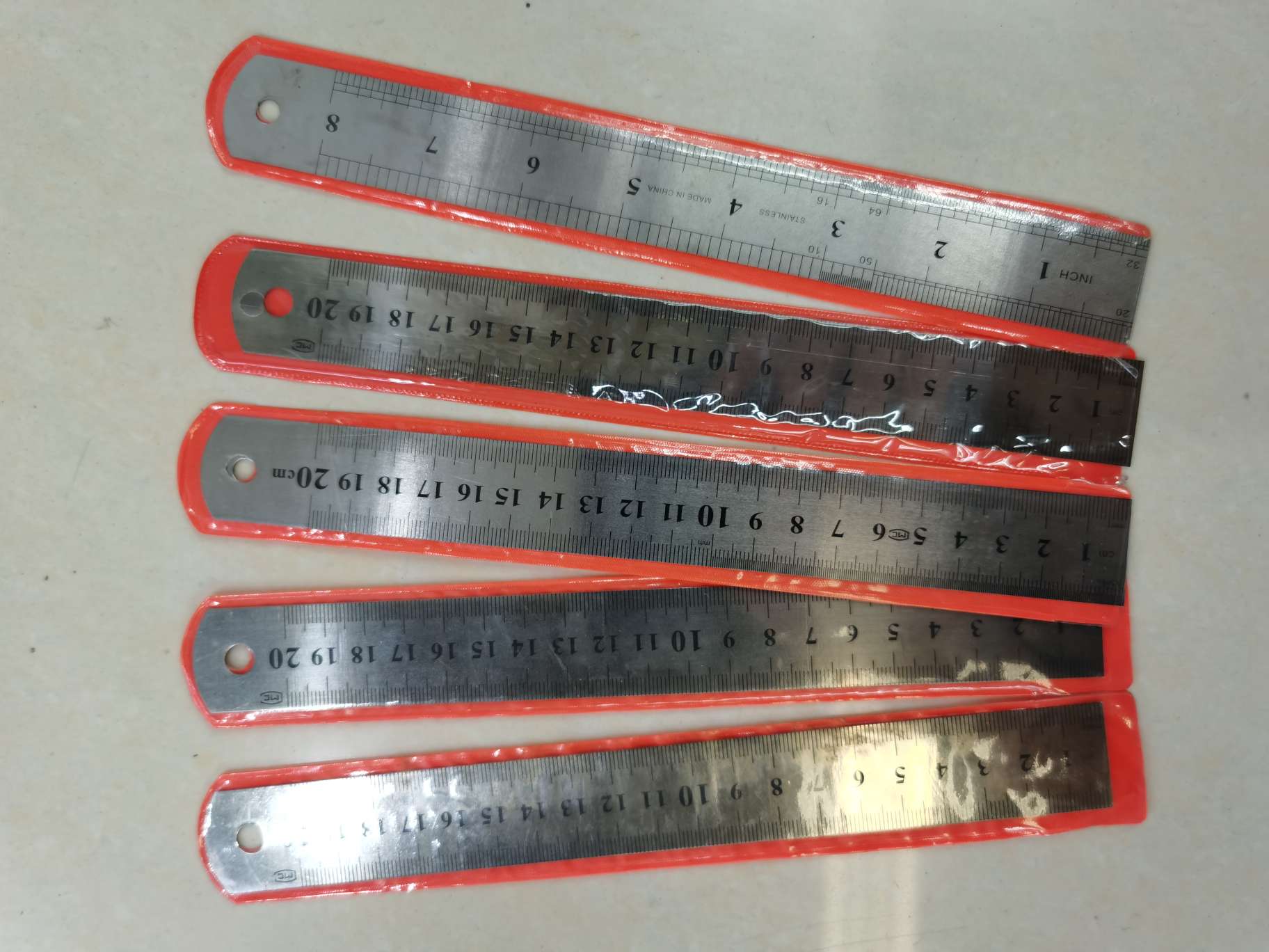 No-20cm steel ruler