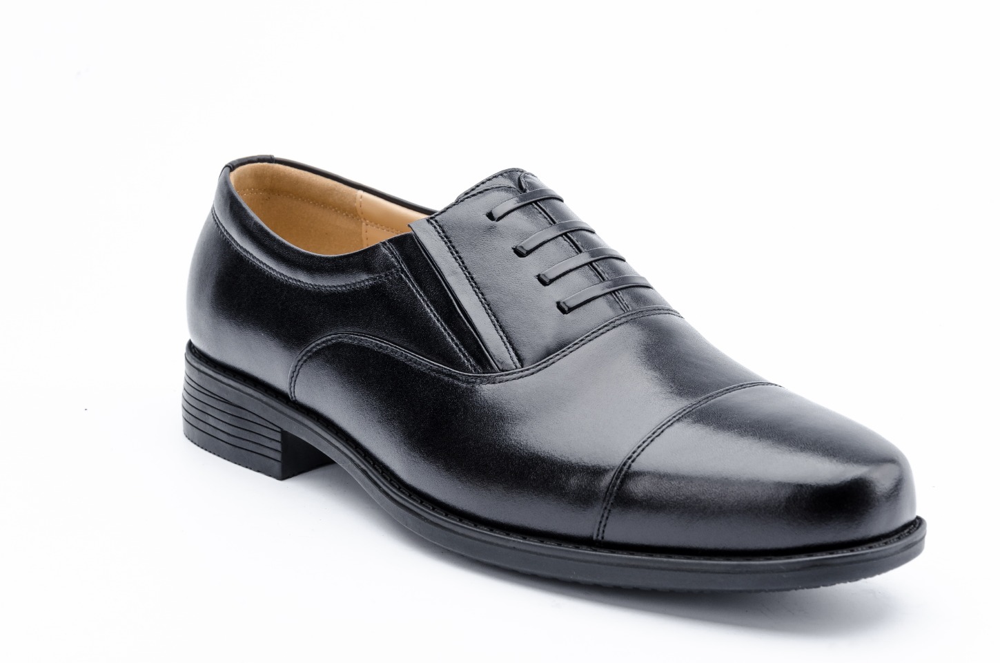 定制批发07三接头皮鞋商务正装男士单鞋校尉士官真皮男鞋 37-46码，无45码详情图6