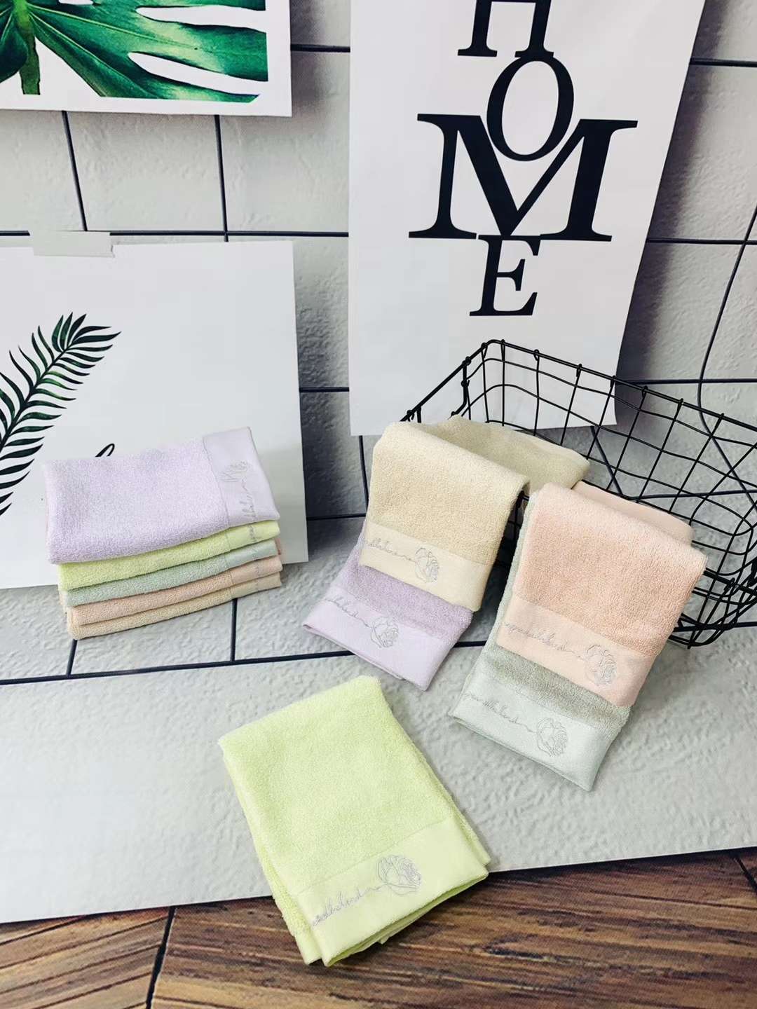 Tuoou Textile Factory Direct Bamboo Fiber Embroidery High-Grade Towel Youth Bamboo Towel 8895