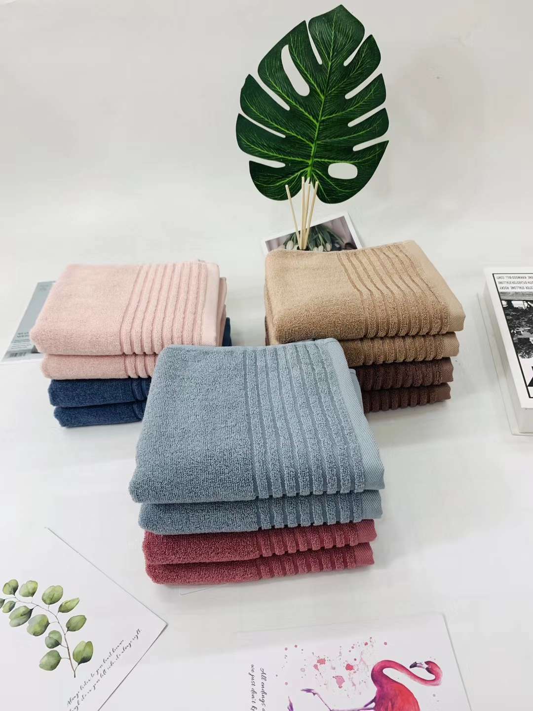 Tuoou Textile Factory Direct Bamboo Fiber Gift Towel Ink Jade Bamboo Towel 8894 undefined