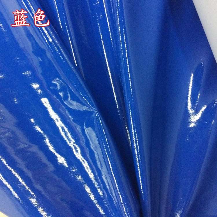 Factory direct sales of pu soft mirror surface clothing fabric, performance costumes, bright leather, soft and light Specification image