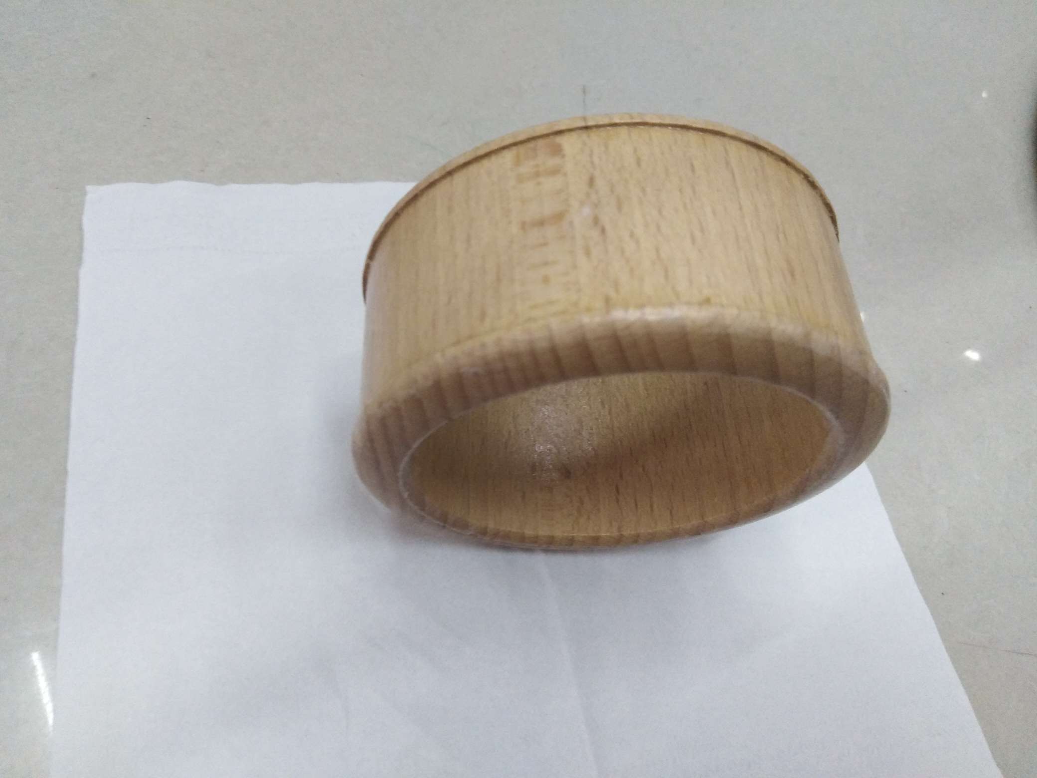 diy handcrafted wooden bracelet from raw wood details Picture