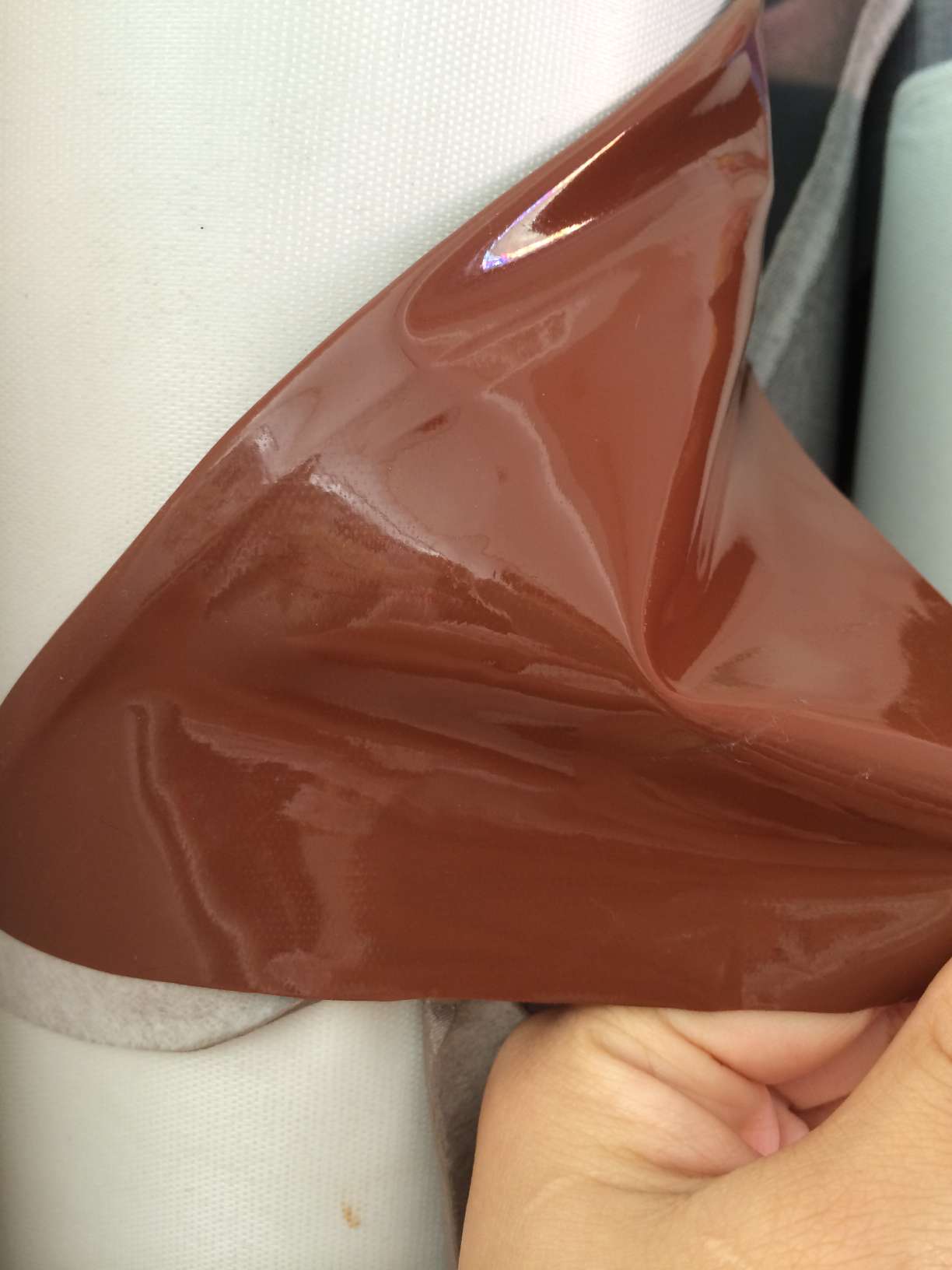 Factory direct sales of pvc mirror leather bags in various colors details Picture