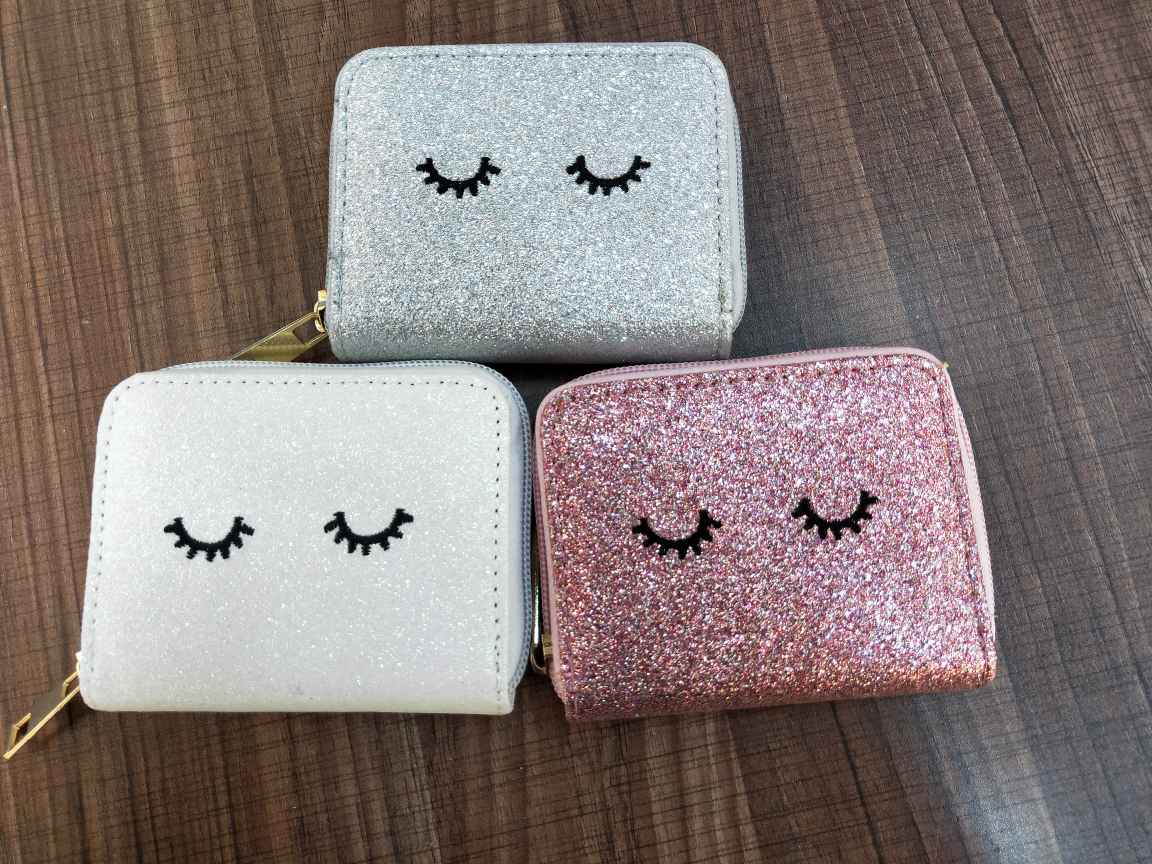 格利特刺绣零钱包卡包