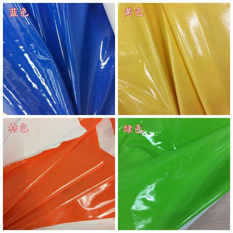 Factory direct sales of pu soft mirror surface clothing fabric, performance costumes, bright leather, soft and light Application Scenario