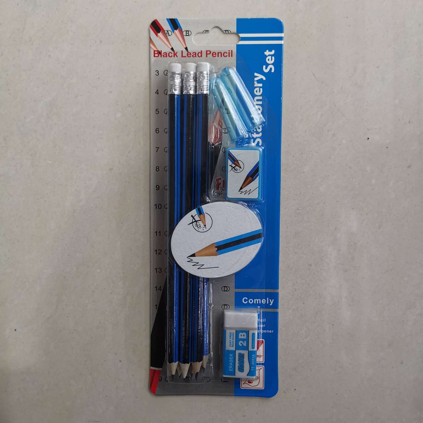Card-sucking stationery set Specification image