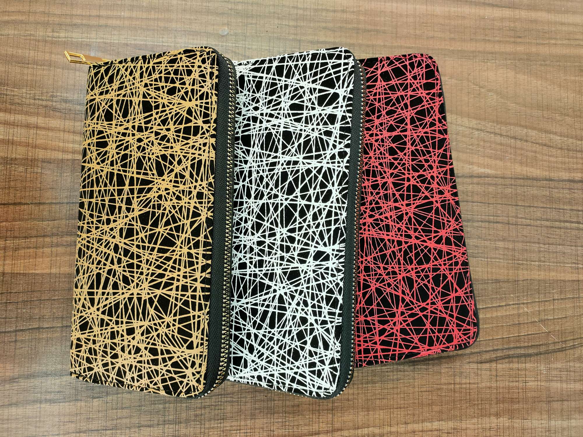 时尚PU女士钱包拉链包大容量卡片手机包卡包零钱包