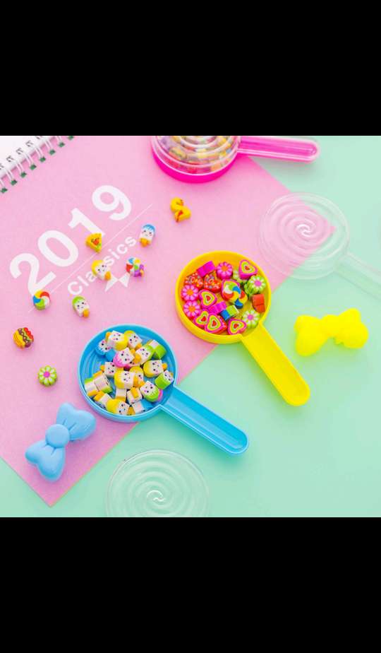 创意可爱儿童小奖品卡通棒棒糖造型迷你可爱小橡皮擦学习文具幼儿园生日礼物细节图