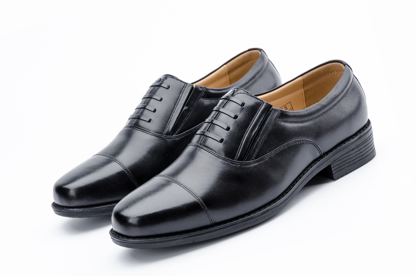 定制批发07三接头皮鞋商务正装男士单鞋校尉士官真皮男鞋 37-46码，无45码
