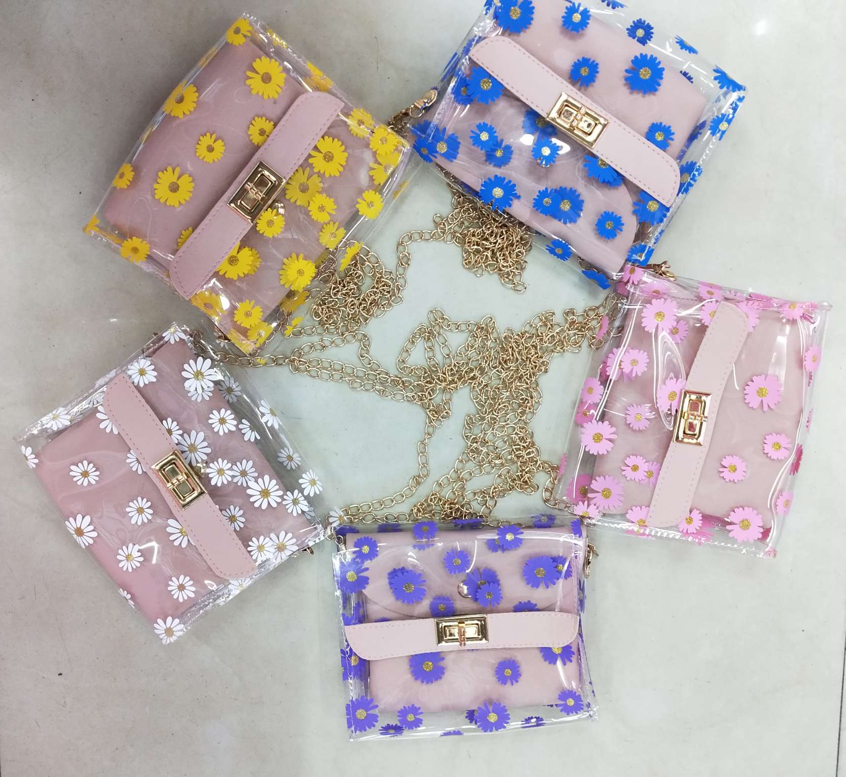 Fashionable little girl bag, printed bag, middle bag, coin purse, crossbody bag undefined