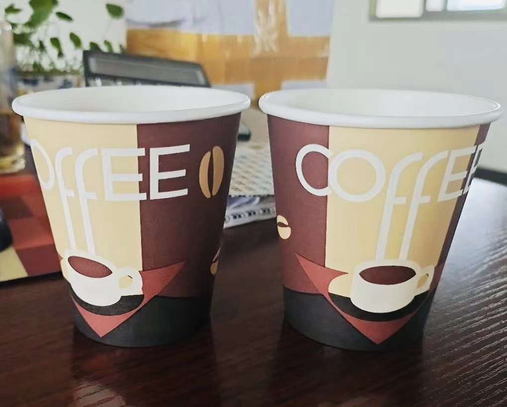 10oz Small fat European coffee paper cup 400ml thumbnail