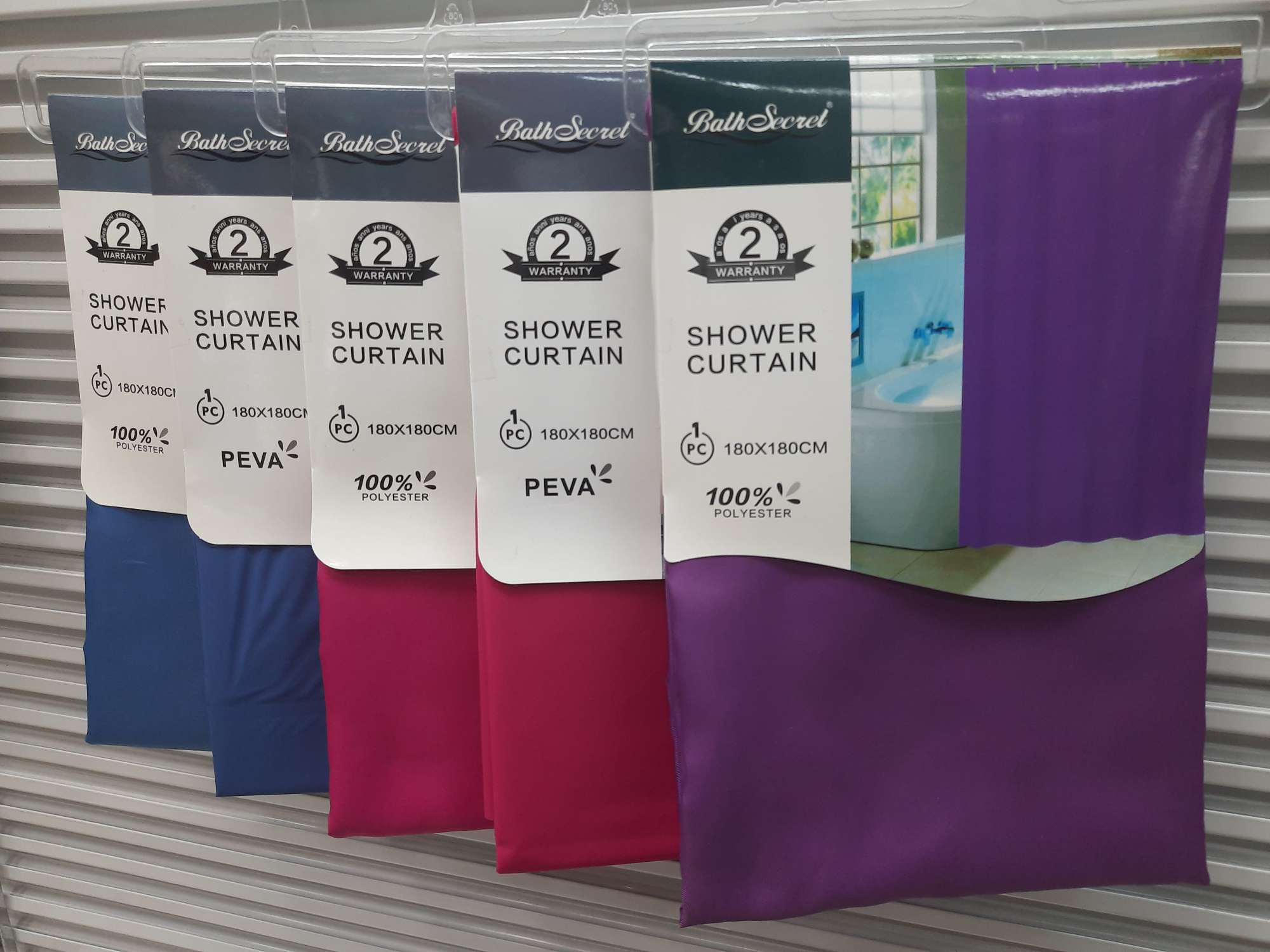 防滑浴帘（多色）