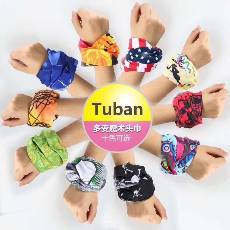 Eight in one turbans magic seamless bib produced by itself thumbnail