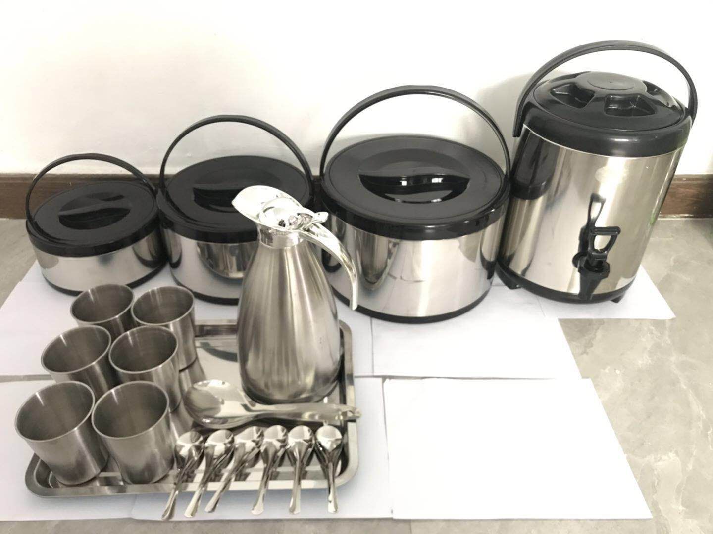 Insulated bucket set
