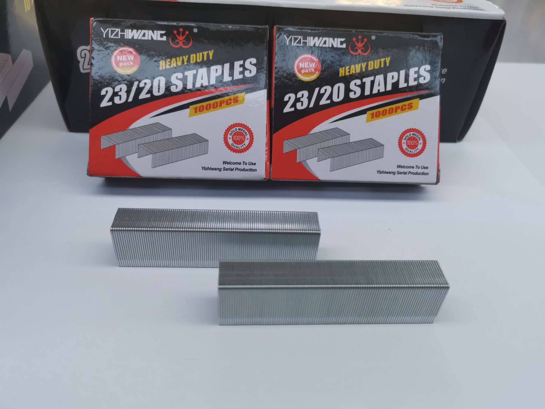 Yizhi King A23/20 thick layer nail can nail 120 pages of paper. Each piece comes in 200 boxes, with 10 small boxes and one medium box Application Scenario